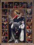 Madonna of the Rosary, Sts. Domenico and Catherine of Siena-Giovanni Battista Bertusco-Art Print