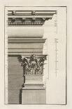Base, Capital and Entablature of the Pilaster, 1753-Giovanni Battista Borra-Framed Stretched Canvas