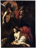 Abraham's Sacrifice of Isaac, C1615-C1620-Giovanni Battista Caracciolo-Framed Stretched Canvas