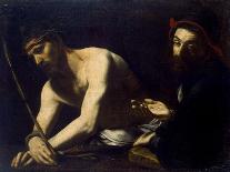 Abraham's Sacrifice of Isaac, C1615-C1620-Giovanni Battista Caracciolo-Framed Giclee Print