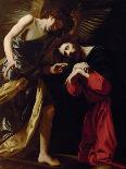 Abraham's Sacrifice of Isaac, C1615-C1620-Giovanni Battista Caracciolo-Framed Giclee Print