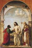 Doubting Thomas with St. Magnus, c.1504-05-Giovanni Battista Cima Da Conegliano-Framed Giclee Print