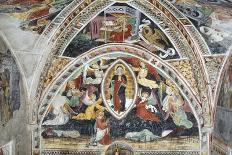 France, La Brigue, Notre-Dame Des Fontaines Chapel, Virgin and Saints, 1452-Giovanni Battista Ernesto Basile-Stretched Canvas