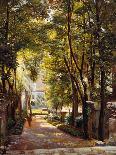 Durchsonnter Parkweg-Giovanni Battista Filosa-Mounted Giclee Print