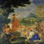 The Sermon of John the Baptist-Giovanni Battista Gaulli-Giclee Print