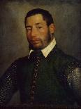 Portrait of a Gentleman in a Green Doublet and Chainmail Shirt, circa 1565-Giovanni Battista Moroni-Giclee Print