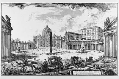 Rome, St. Peter's Square and St. Peter's Basilica, C.1747-78