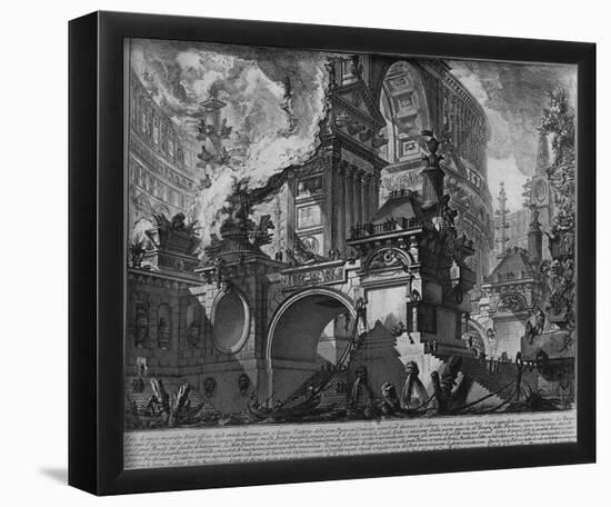 Giovanni Battista Piranesi (Various works of architecture, perspective, and the Poster-null-Framed Poster