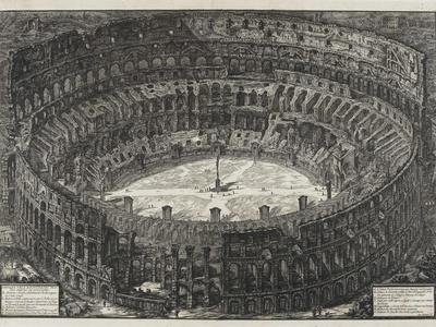 View of Flavian Amphitheater, Called the Colosseum, from Views of Rome, 1776