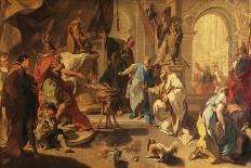 Hannibal Swearing Revenge Against Romans-Giovanni Battista Pittoni the Younger-Giclee Print