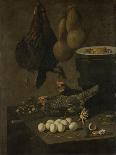 Still Life with Chickens and Eggs-Giovanni Battista Recco-Art Print