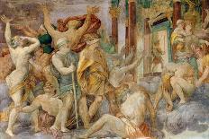 Francis I Drives out the Vices and Enters the Temple of Jupiter, C.1522-40 (Fresco)-Giovanni Battista Rosso Fiorentino-Giclee Print