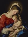 The Madonna with the Sleeping Christ Child-Giovanni Battista Salvi da Sassoferrato-Giclee Print