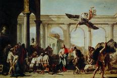 Triumph of Virtue and Nobility-Giovanni Battista Tiepolo-Premium Giclee Print