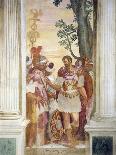 Putti with a Fawn and Fruit Festoons, 1569-70-Giovanni Battista Zelotti-Giclee Print