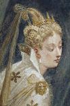 The Face of Sophonisba, Detail of Fresco Sophonisba Is Offered Poison in the Presence of Her Child-Giovanni Battista Zelotti-Giclee Print