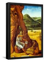 Giovanni Bellini Jerome in the Desert Art Print Poster-null-Framed Poster