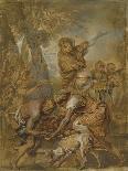 The Expulsion of Hagar-Giovanni Benedetto Castiglione-Framed Giclee Print