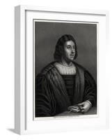 Giovanni Boccaccio, Italian Author and Poet, 19th Century-Richard Woodman-Framed Giclee Print