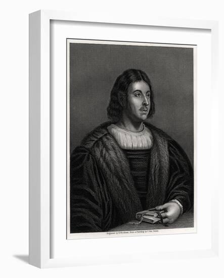 Giovanni Boccaccio, Italian Author and Poet, 19th Century-Richard Woodman-Framed Giclee Print