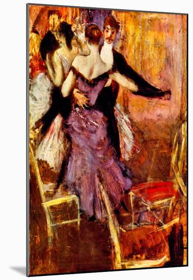 Giovanni Boldini Ballerina in Mauve Art Print Poster-null-Mounted Poster