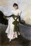 After the bath, 1880-88-Giovanni Boldini-Giclee Print