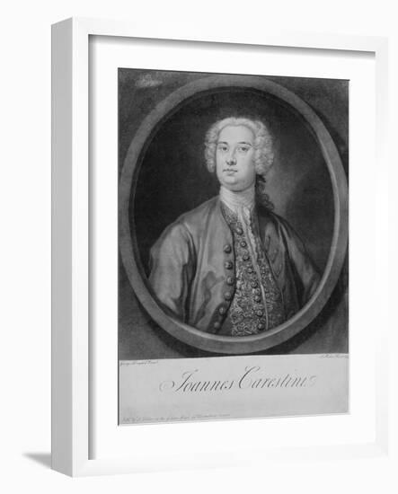 Giovanni Carestini (C.1704-C.1760), 1735-George Knapton-Framed Giclee Print