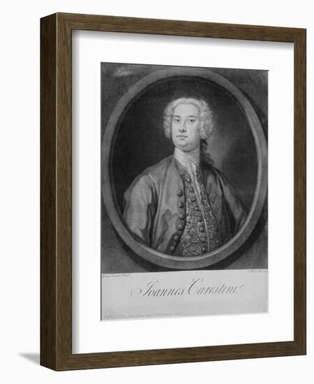 Giovanni Carestini (C.1704-C.1760), 1735-George Knapton-Framed Giclee Print