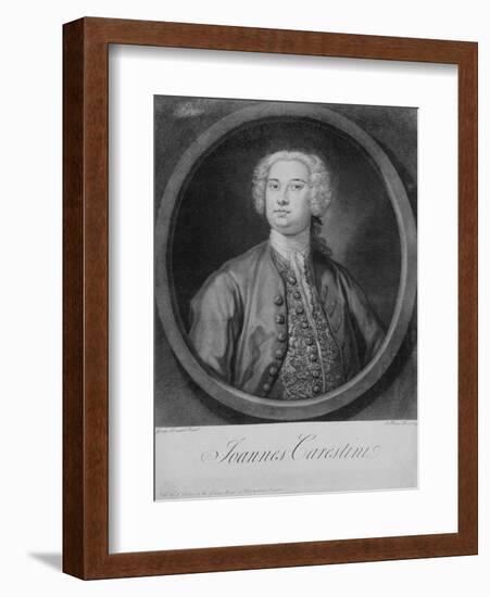 Giovanni Carestini (C.1704-C.1760), 1735-George Knapton-Framed Giclee Print