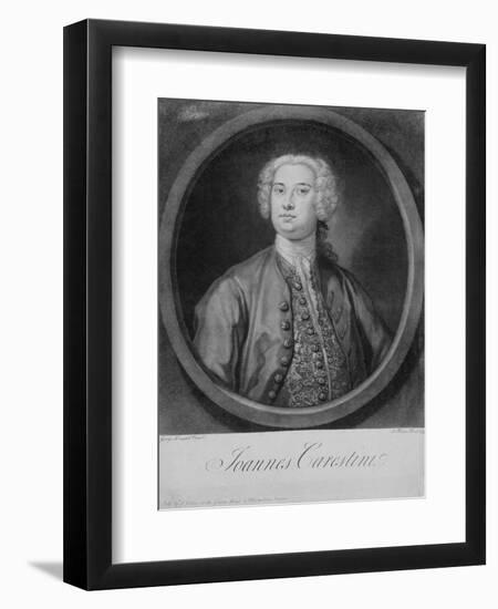 Giovanni Carestini (C.1704-C.1760), 1735-George Knapton-Framed Giclee Print