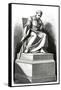 Giovanni Cassini Statue-E Thomas-Framed Stretched Canvas