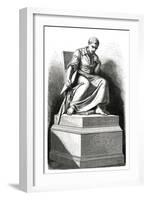 Giovanni Cassini Statue-E Thomas-Framed Art Print