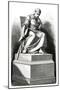 Giovanni Cassini Statue-E Thomas-Mounted Art Print
