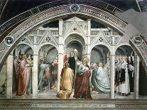 Figures of Men, Detail from Marriage of Virgin-Giovanni Da Milano-Giclee Print