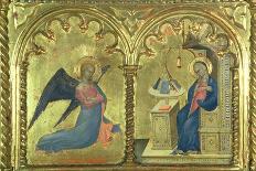 The Annunciation, Polytych Depicting the Lives of the Saints, the Salone Del II Piano, 1353-63-Giovanni Da Milano-Framed Stretched Canvas