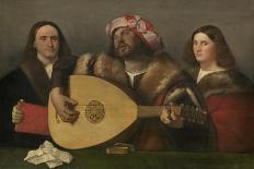 The Lute Player-Giovanni de Busi Cariani-Stretched Canvas