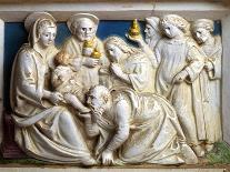 Adoration of the Magi, Detail from Predella of Last Judgment-Giovanni Della Robbia-Giclee Print