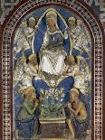 Annunciation, Detail from Predella of Last Judgment-Giovanni Della Robbia-Stretched Canvas