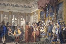 Bishop Ramponi Grants the Seven Courts of the High Committee To the Procuratori of St Mark-Giovanni Demin-Giclee Print