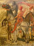 Detail Representing Knights From, Stories from Life of Saint Nicholas of Bari-Giovanni Di Francesco-Framed Stretched Canvas