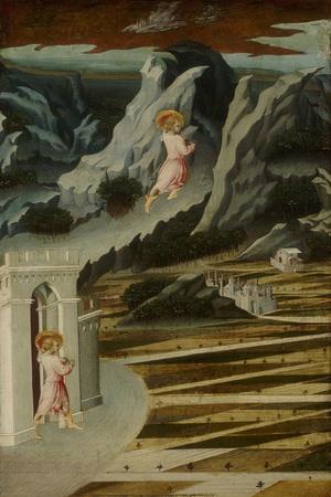 Saint John the Baptist Entering the Wilderness, 1455-60