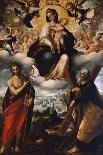 Madonna in Glory with Child, St John the Baptist and St Andrew, before 1626-Giovanni Domenico Catalano-Giclee Print