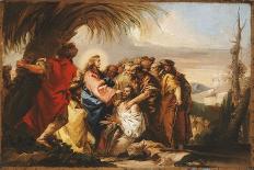 Christ Healing the Blind Man-Giovanni Domenico Tiepolo-Giclee Print