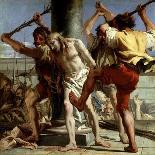 Christ Healing the Blind Man-Giovanni Domenico Tiepolo-Giclee Print