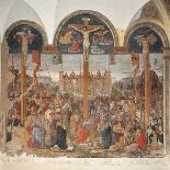 Crucifixion-Giovanni Donato da Montorfano-Framed Stretched Canvas