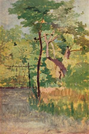 'Tree and Woodpath', c19th century