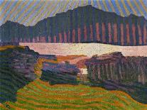 View Capolago, Blick Auf Den Über Capolago Silsersee-Giovanni Giacometti-Giclee Print