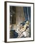 Giovanni Giacomo Casanova Chevalier de Saingalt, with Madame F at Corfu-Auguste Leroux-Framed Art Print