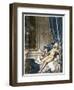 Giovanni Giacomo Casanova Chevalier de Saingalt, with Madame F at Corfu-Auguste Leroux-Framed Art Print