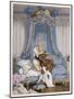 Giovanni Giacomo Casanova Chevalier de Saingalt, with the Young Comtesse at Venice-Auguste Leroux-Mounted Art Print